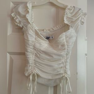 White Crop Top